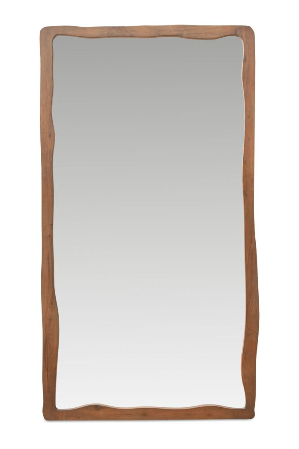 Modern European furniture - Brown Acacia Wood Mirror - www.oroa.com
