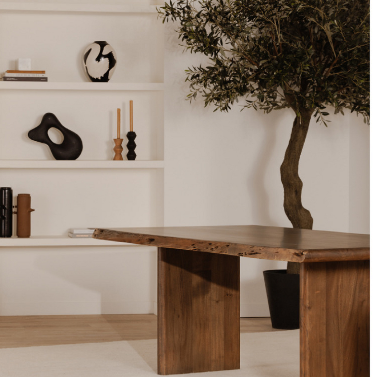 Modern European furniture - Acacia Wood Dining Table - www.oroa.com