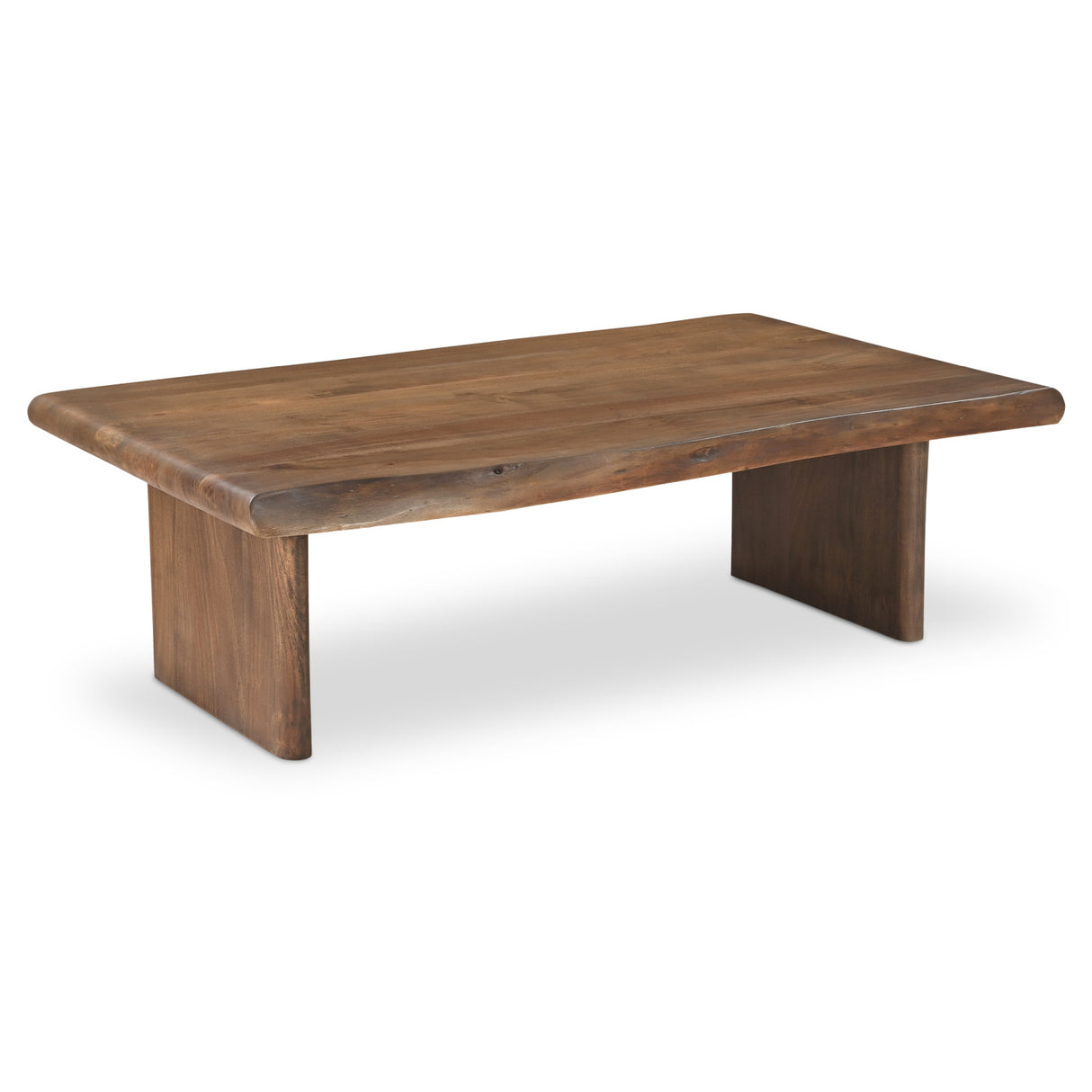 Modern European furniture - Brown Acacia Wood Coffee Table - www.oroa.com | Oroa.com