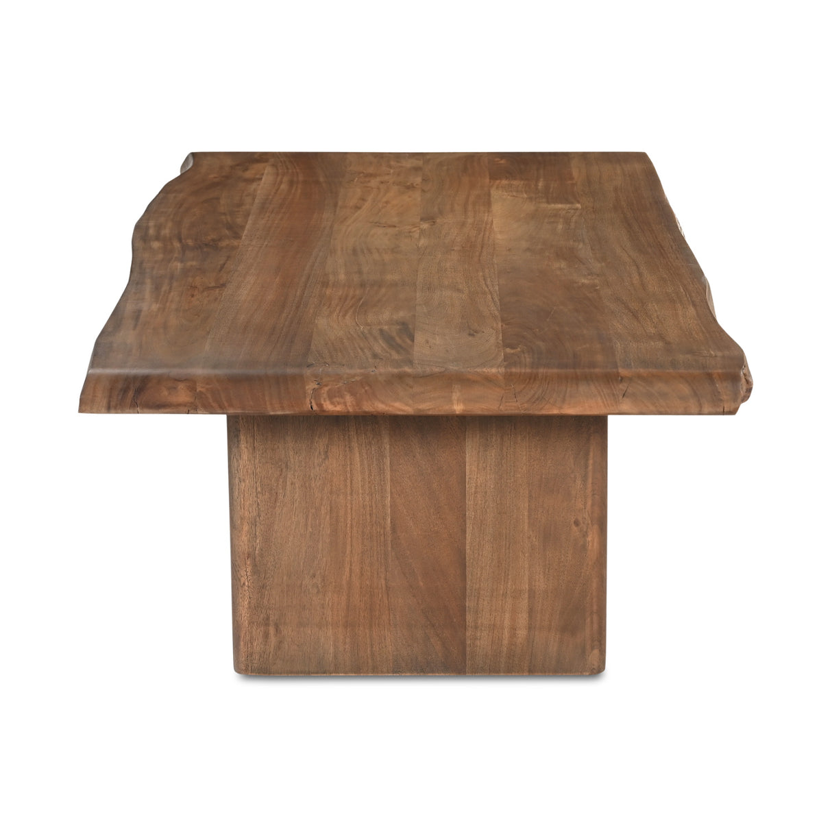 Modern European furniture - Brown Acacia Wood Coffee Table - www.oroa.com | Oroa.com