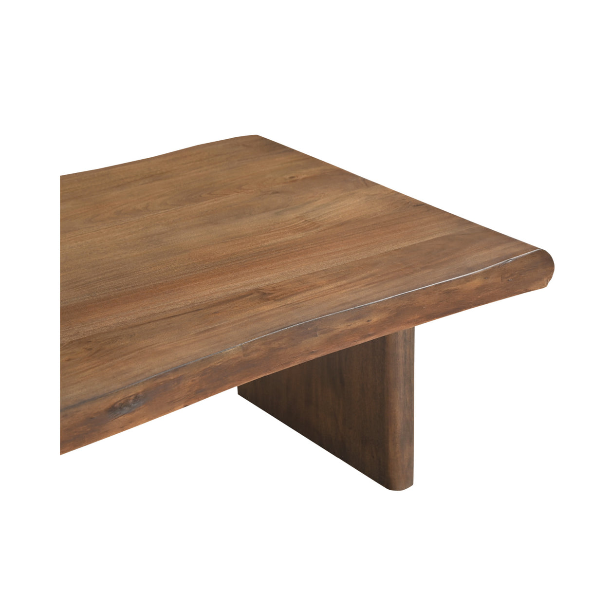 Modern European furniture - Brown Acacia Wood Coffee Table - www.oroa.com | Oroa.com