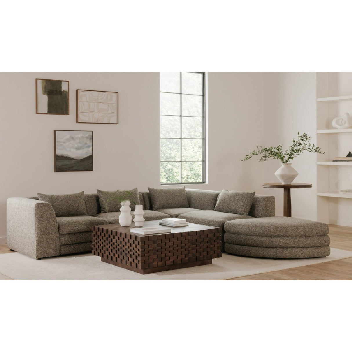 Modern European furniture - Acacia Storage Coffee Table - www.oroa.com