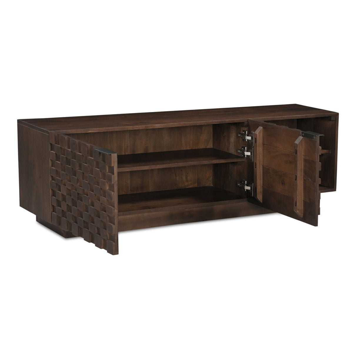 Modern European furniture - Acacia 2-Door Media Cabinet - www.oroa.com
