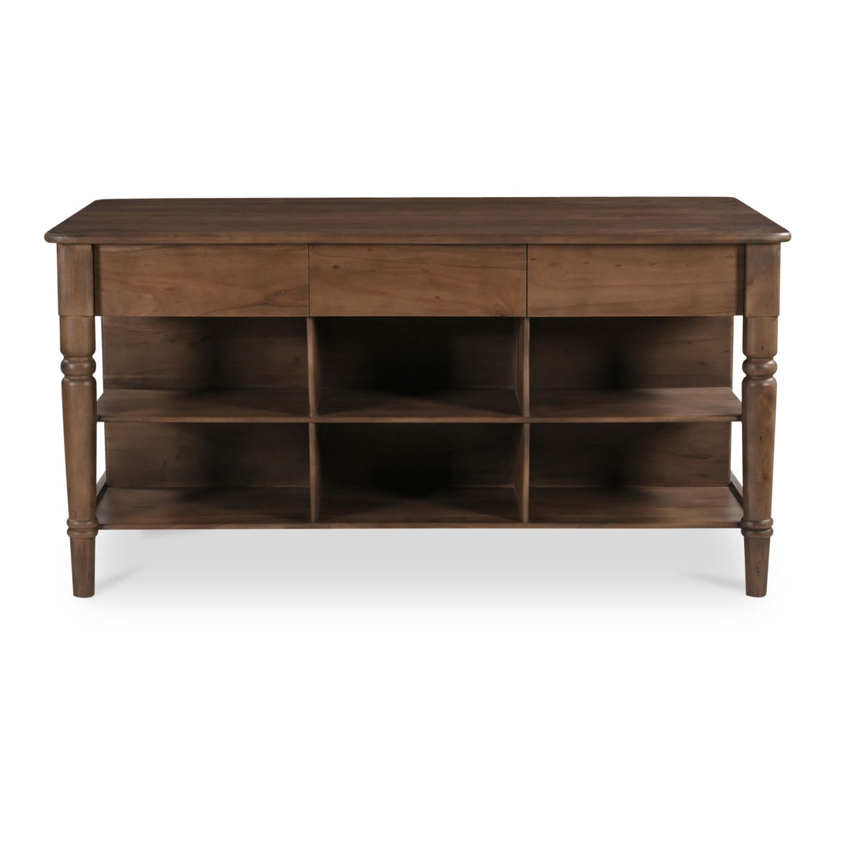 Modern European furniture - Acacia 3-Drawer Kitchen Island - www.oroa.com