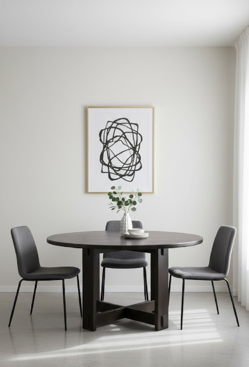 Modern European furniture - Solid Need Wood Dining Table - www.oroa.com