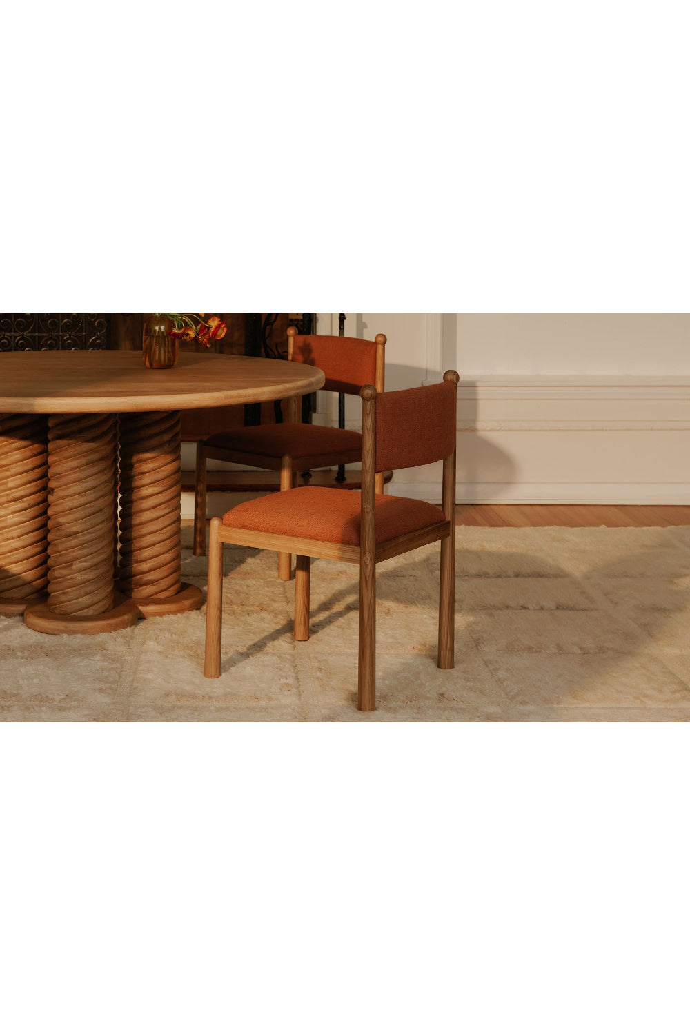 Modern European furniture - Oak Turned-Leg Dining Table - www.oroa.com