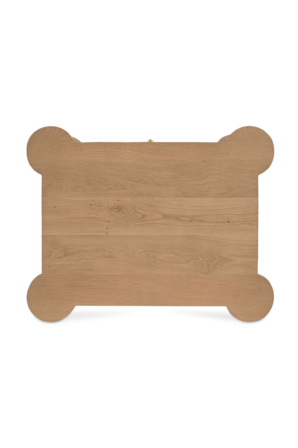Modern European furniture - Oak Turned-Leg 2-Drawer Nightstand - www.oroa.com