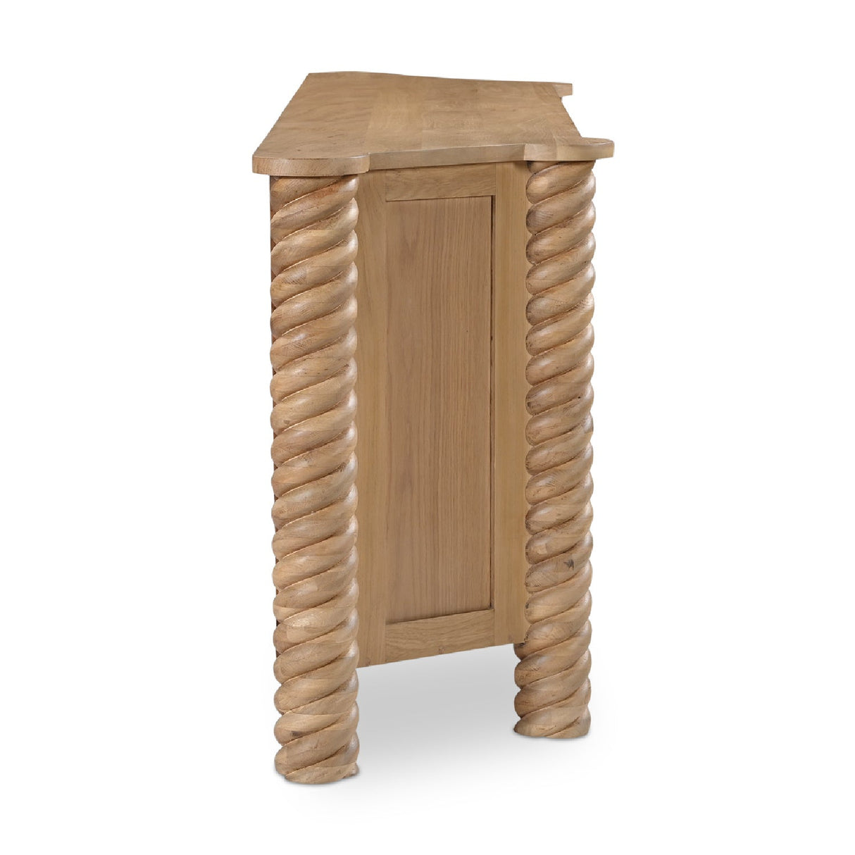 Modern European furniture - Oak Turned-Leg 4-Door Sideboard - www.oroa.com