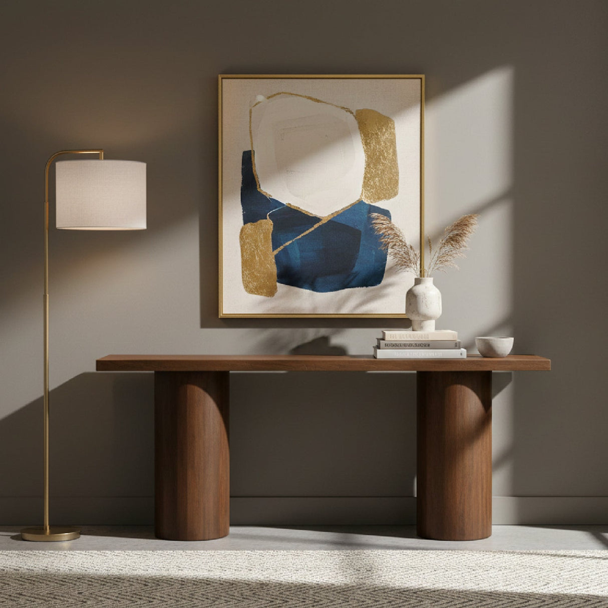 Modern European furniture - Neem Wood Console Table - www.oroa.com