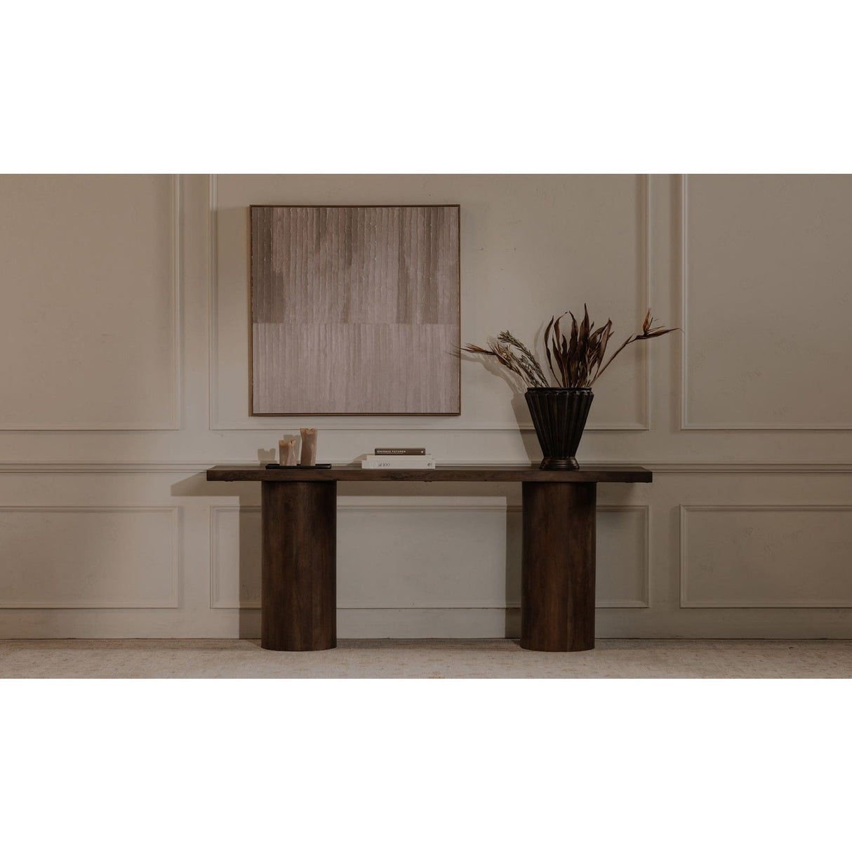Modern European furniture - Neem Wood Console Table - www.oroa.com