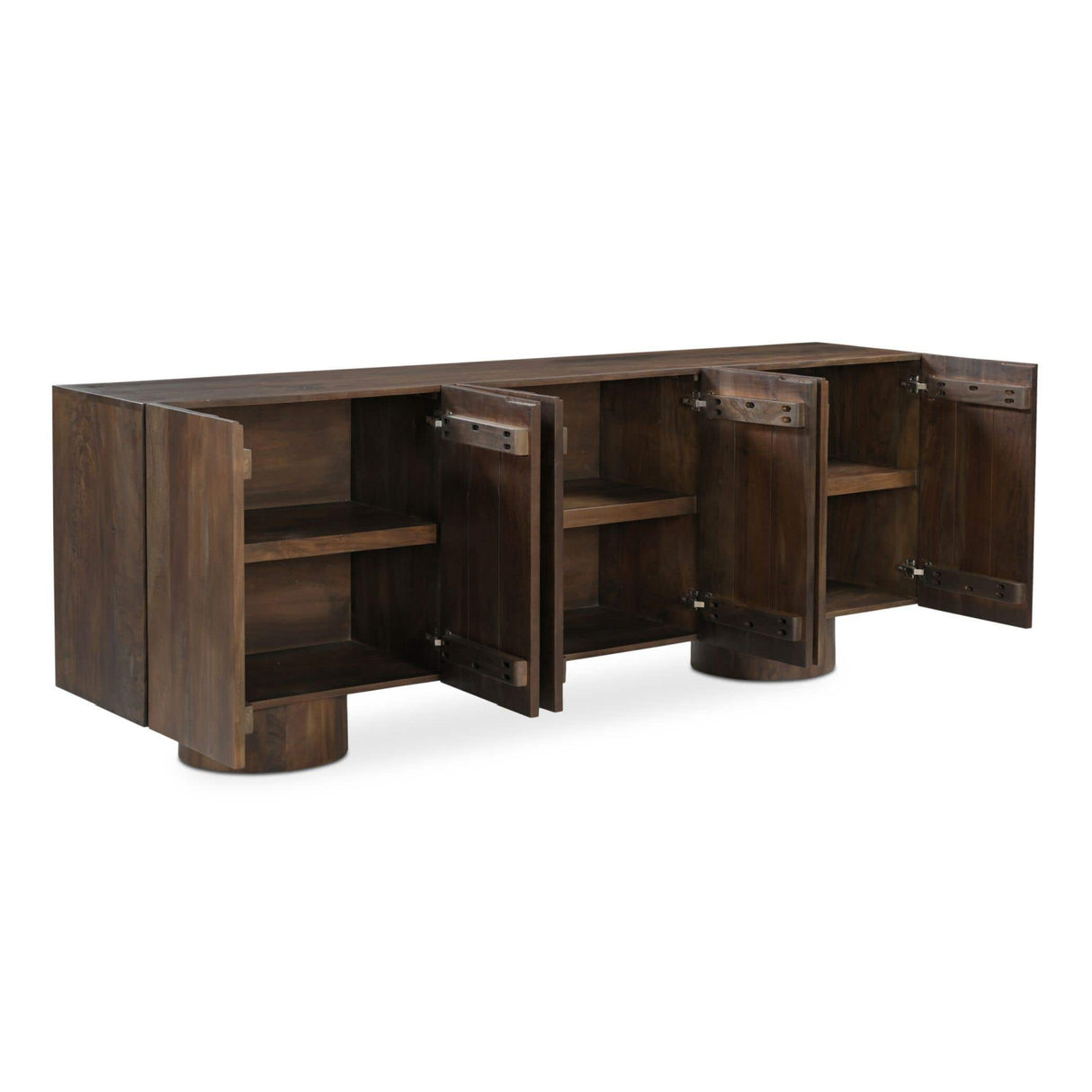 Modern European furniture - Neem Wood 6-Door Sideboard - www.oroa.com