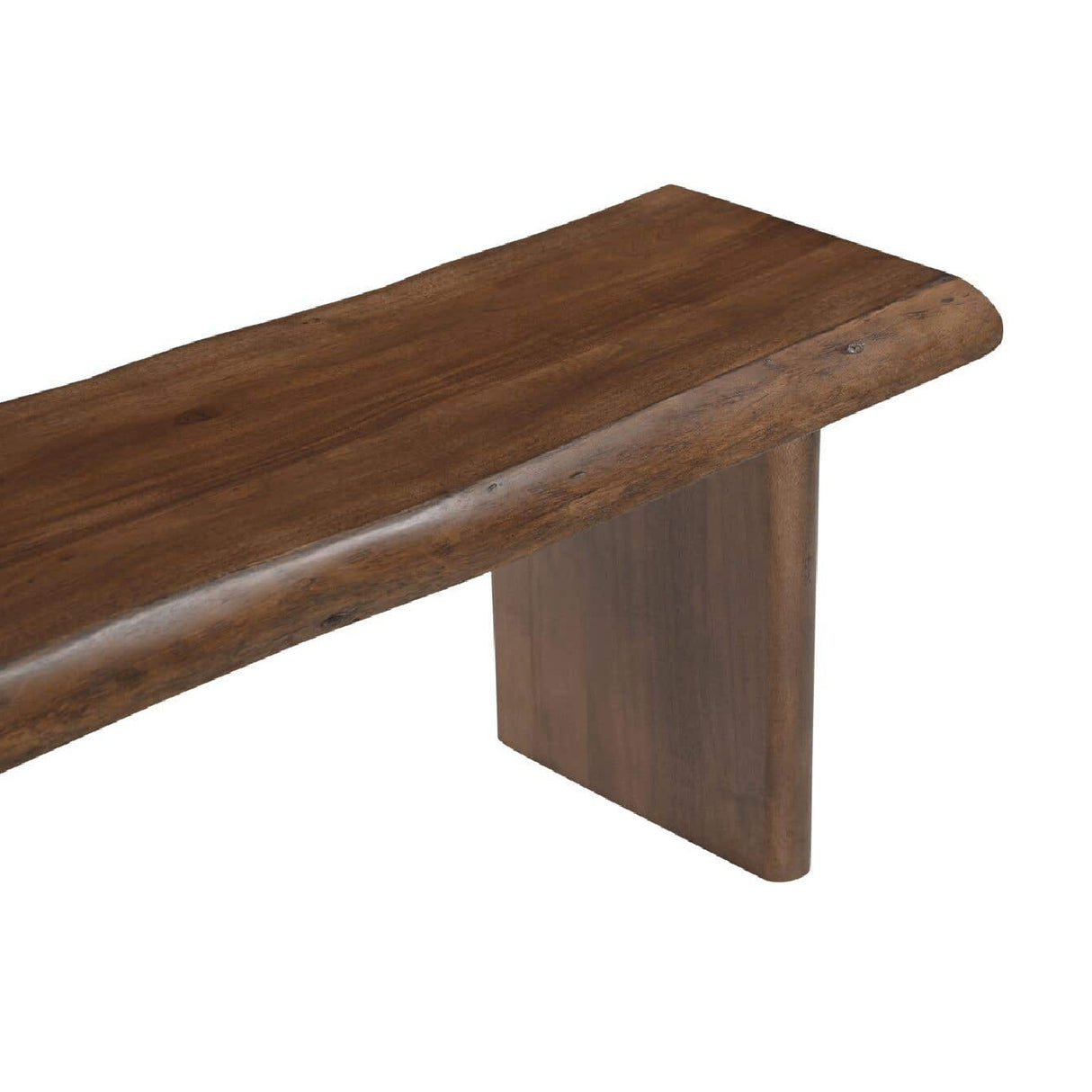 Modern European furniture - Brown Acacia Wood Dining Bench - www.oroa.com | Oroa.com