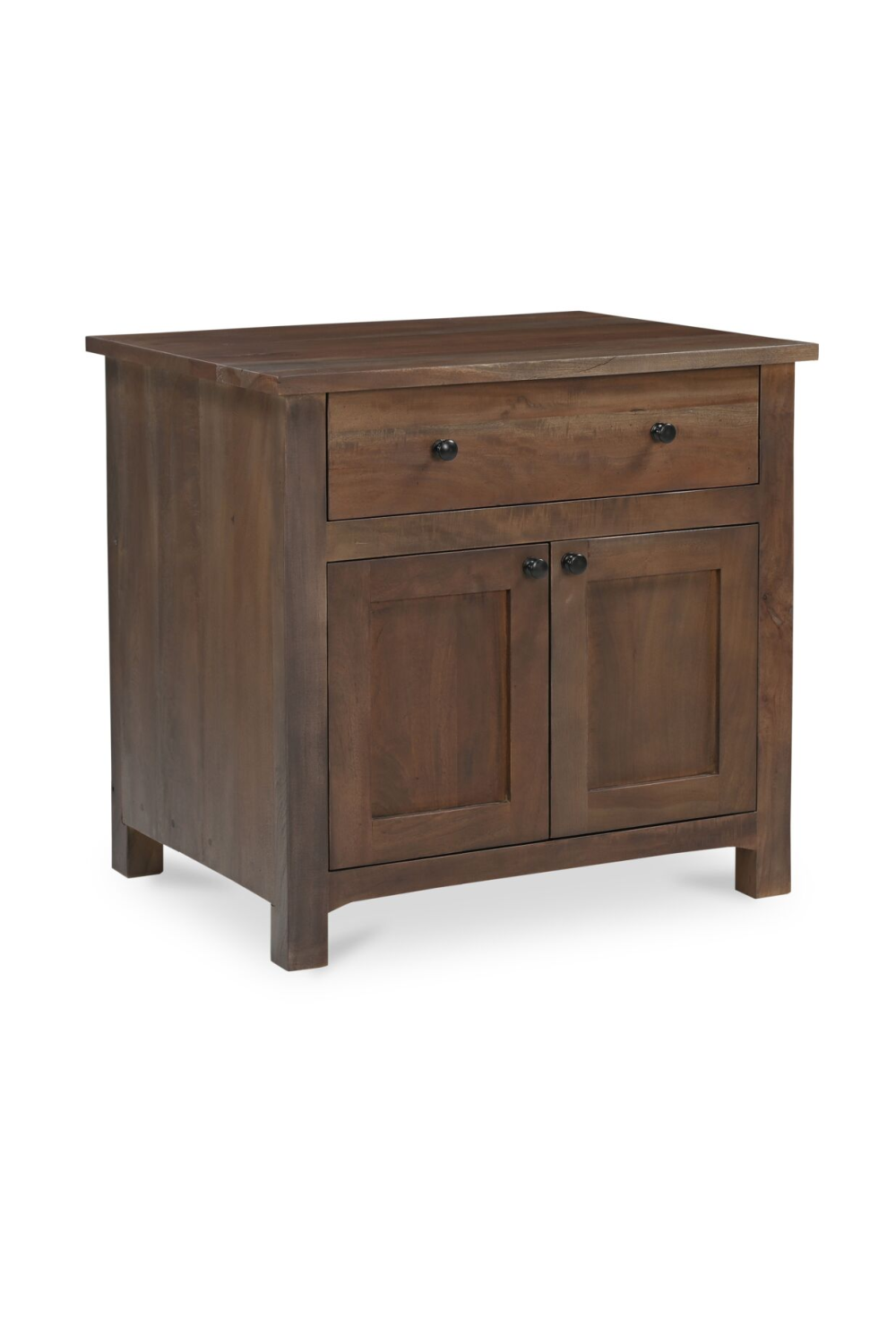Modern European furniture - Wooden 2-Door Charging Nightstand - www.oroa.com