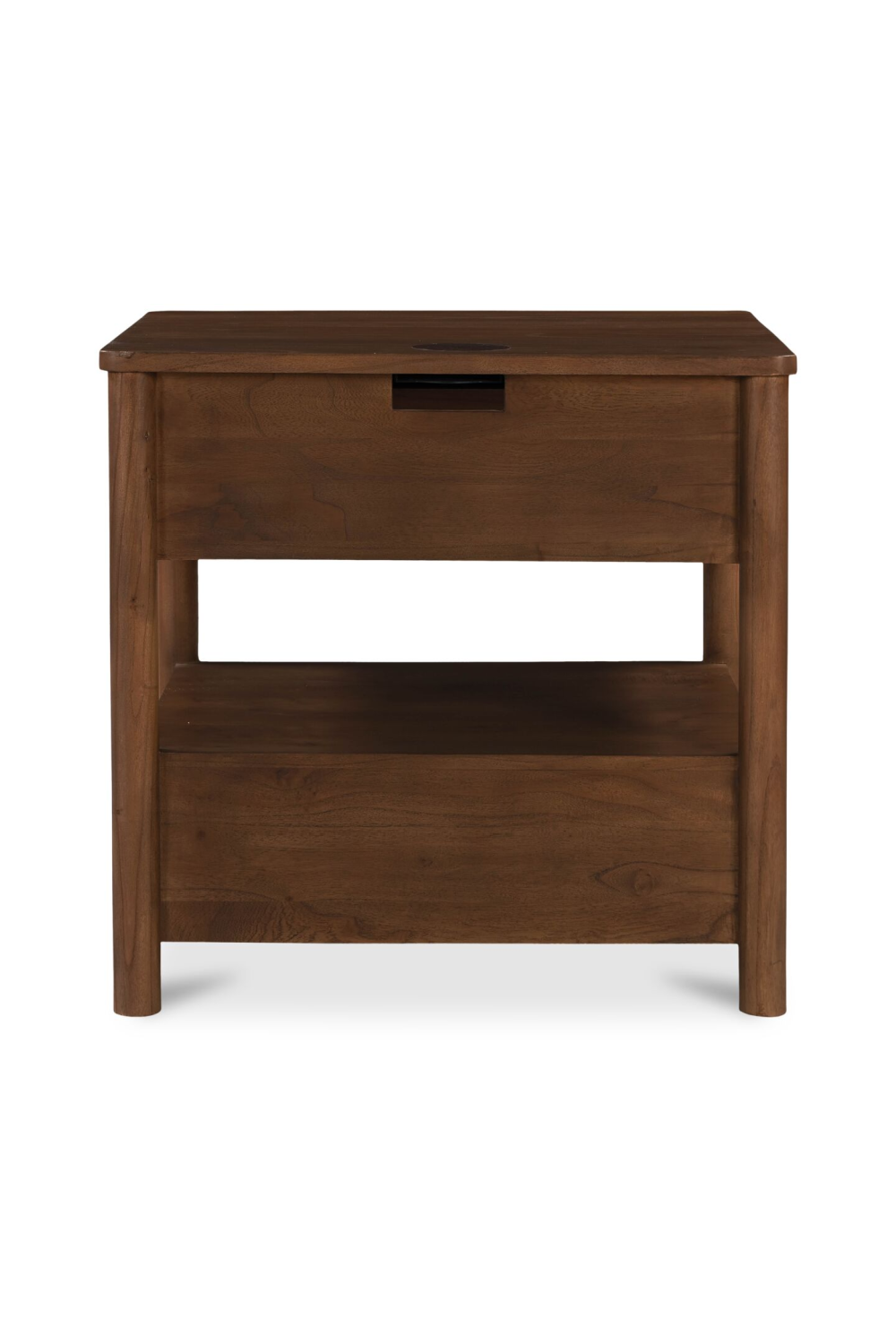 Modern European furniture - 2-Drawer Wooden Charging Nightstand - www.oroa.com