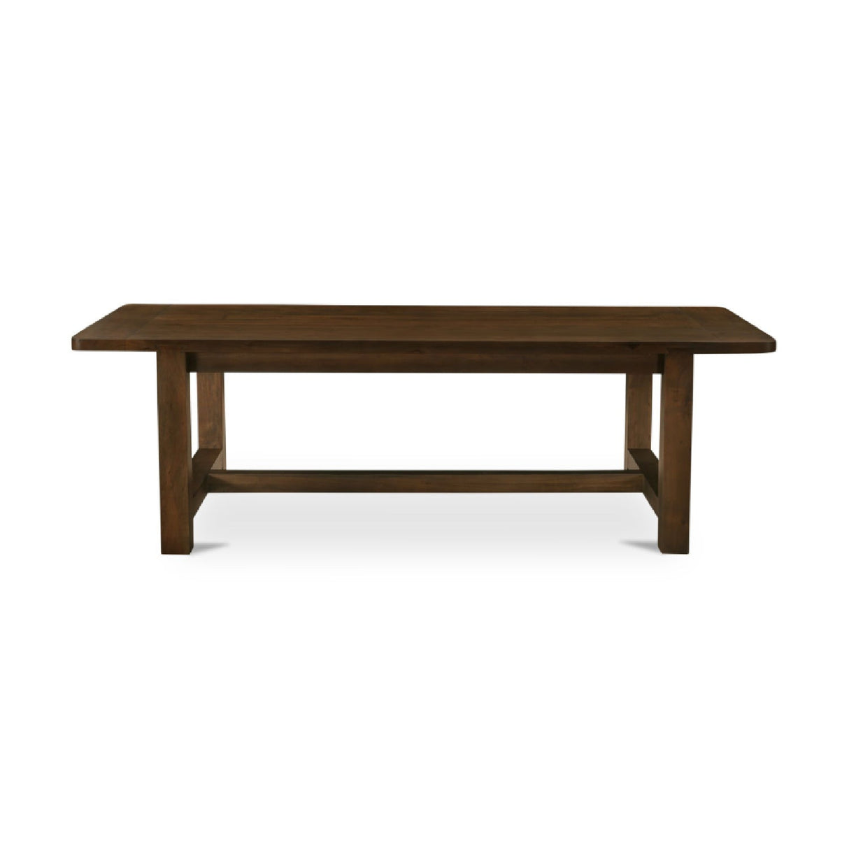 Modern European furniture - Brown Acacia Wood Dining Table - www.oroa.com