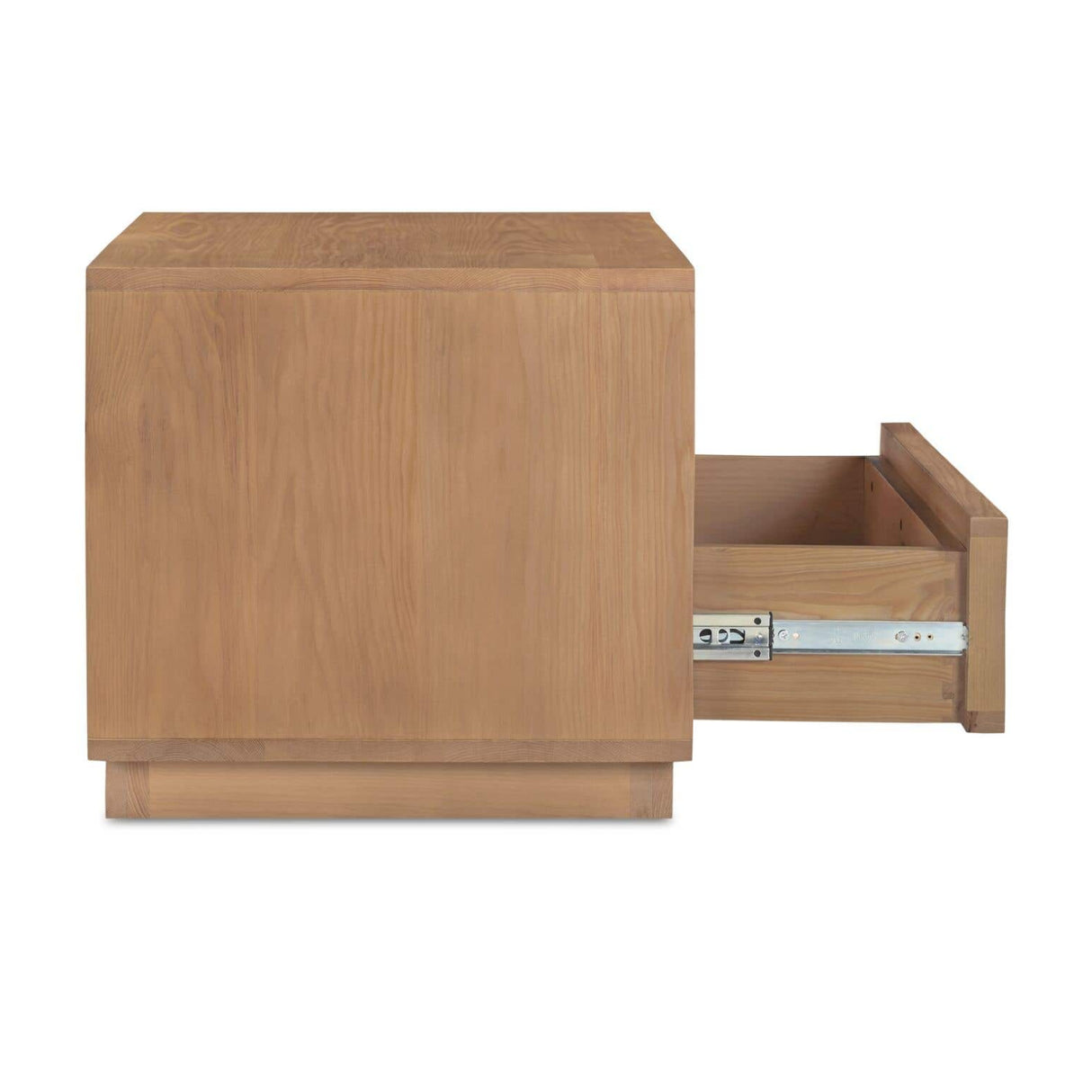 Modern European furniture - Natural Hardwood 2-Drawer Nightstand - www.oroa.com