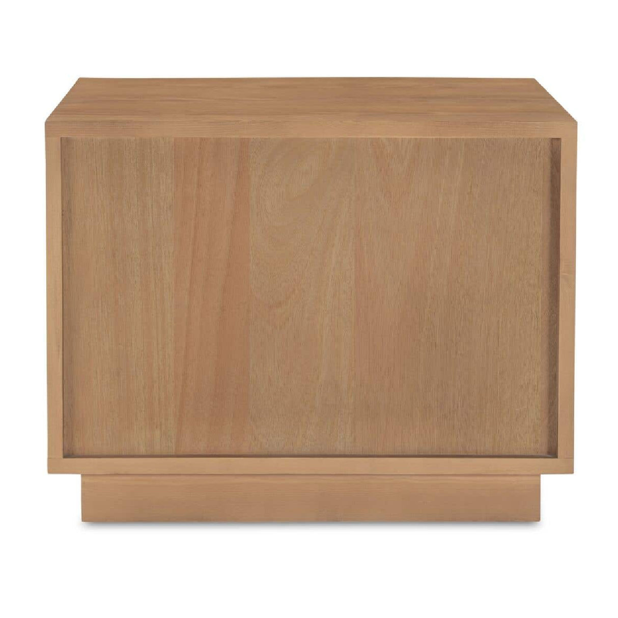 Modern European furniture - Natural Hardwood 2-Drawer Nightstand - www.oroa.com