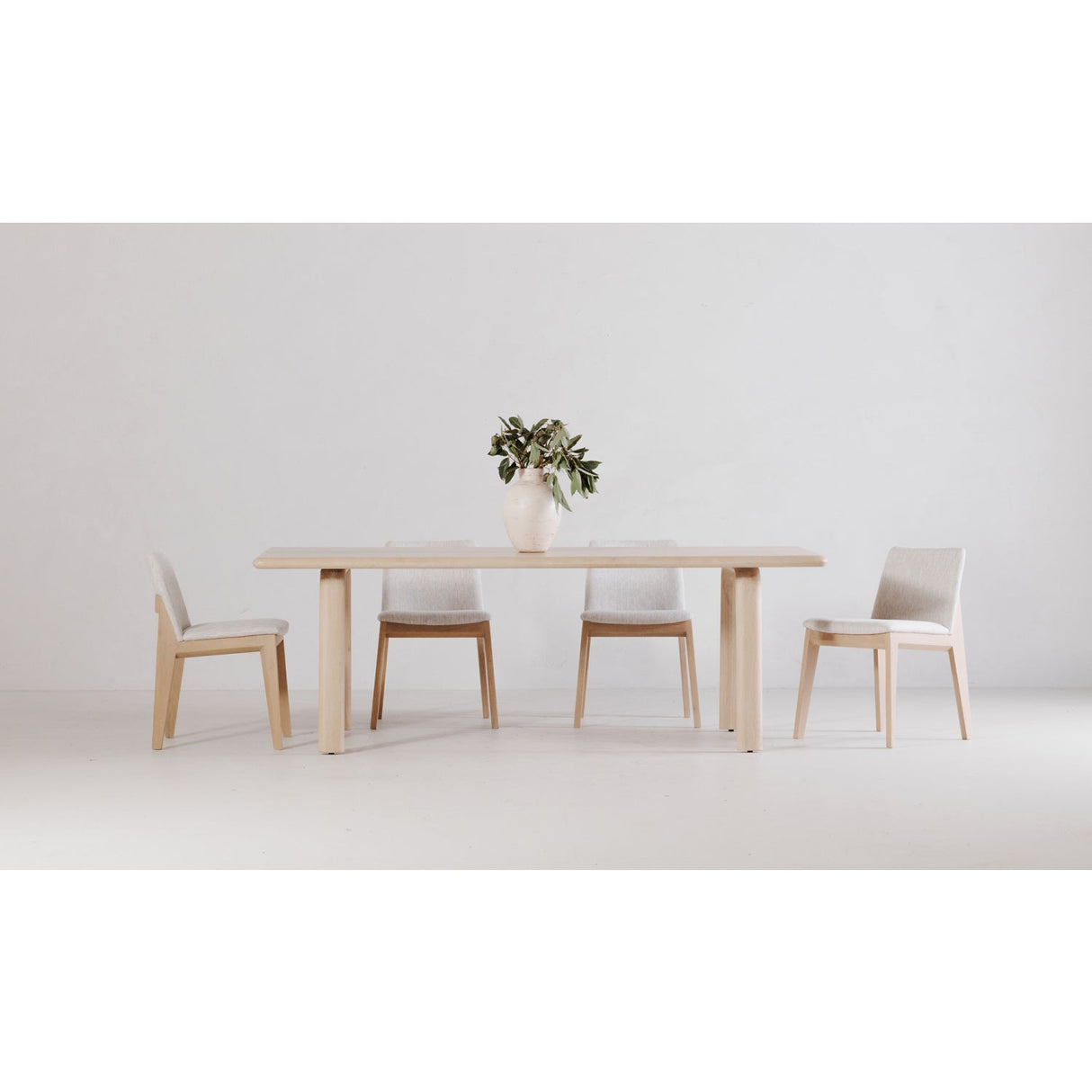 Modern European furniture - Wooden Minimalist Dining Table - www.oroa.com