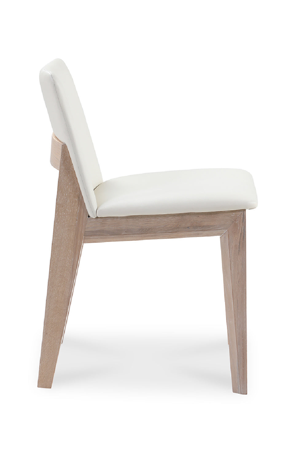 Modern European furniture - Oak Framed Padded Dining Chairs (2) - www.oroa.com | Oroa.com