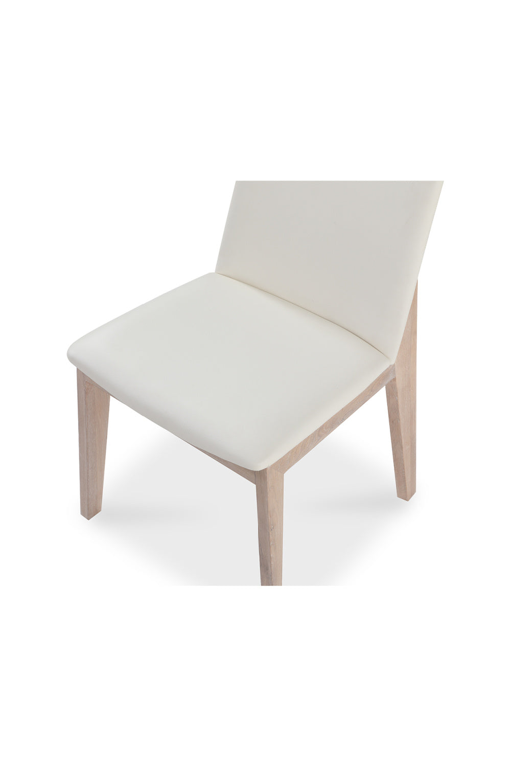Modern European furniture - Oak Framed Padded Dining Chairs (2) - www.oroa.com | Oroa.com