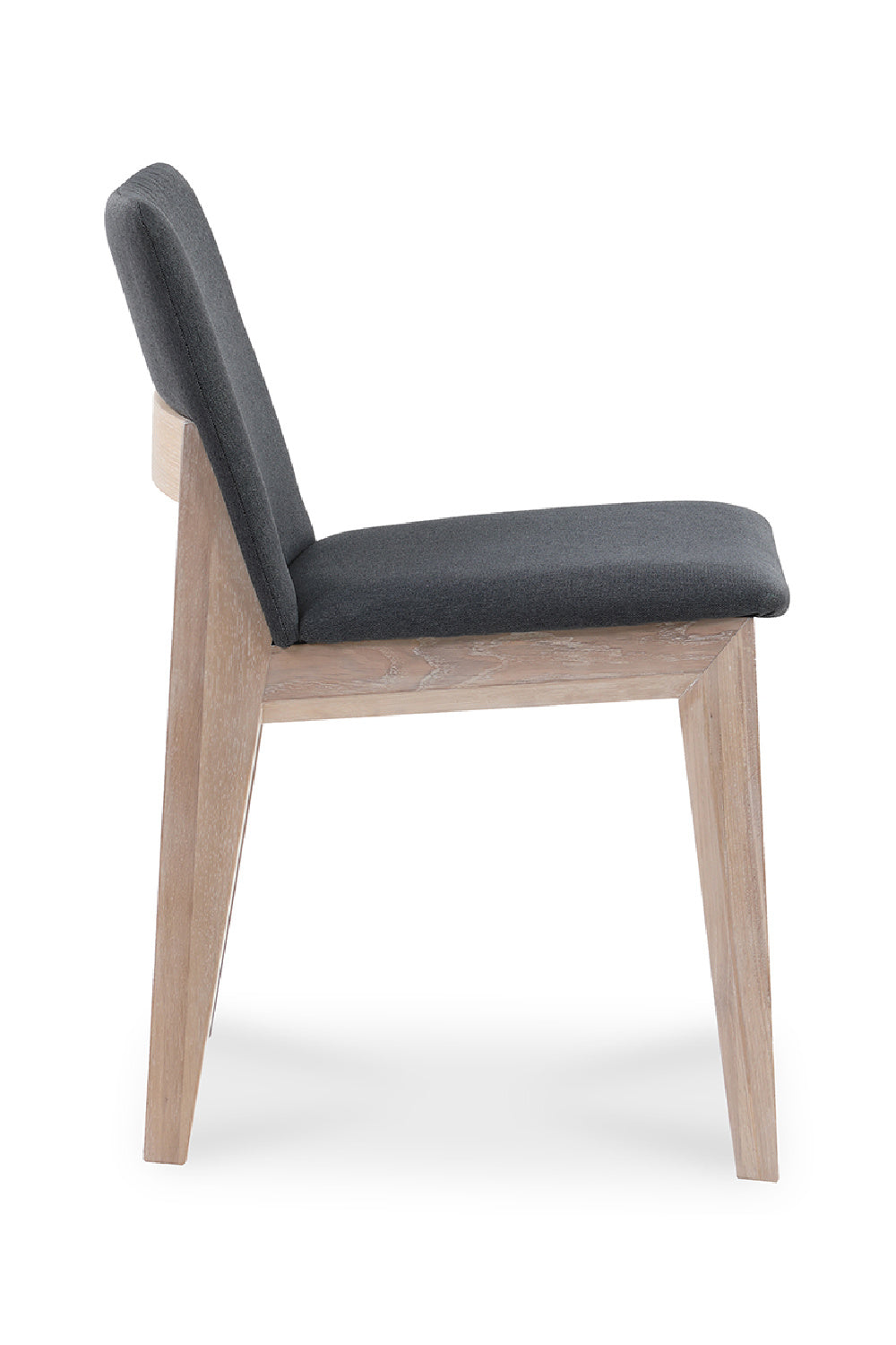 Modern European furniture - Oak Framed Padded Dining Chairs (2) - www.oroa.com | Oroa.com