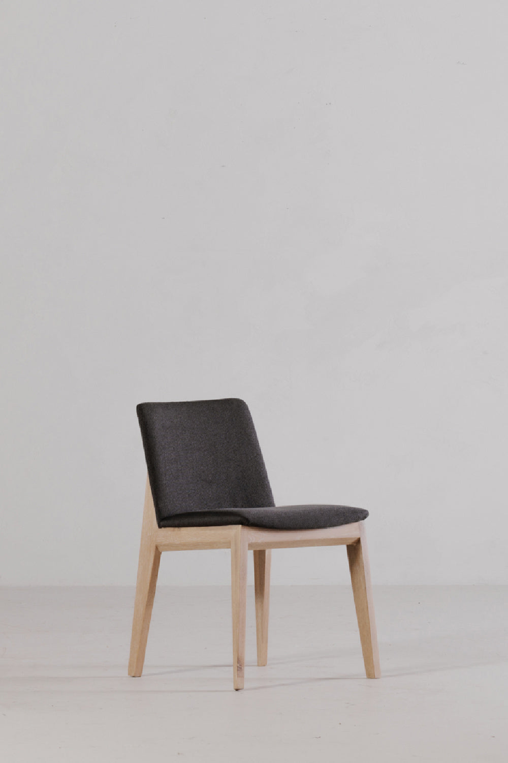 Modern European furniture - Oak Framed Padded Dining Chairs (2) - www.oroa.com | Oroa.com