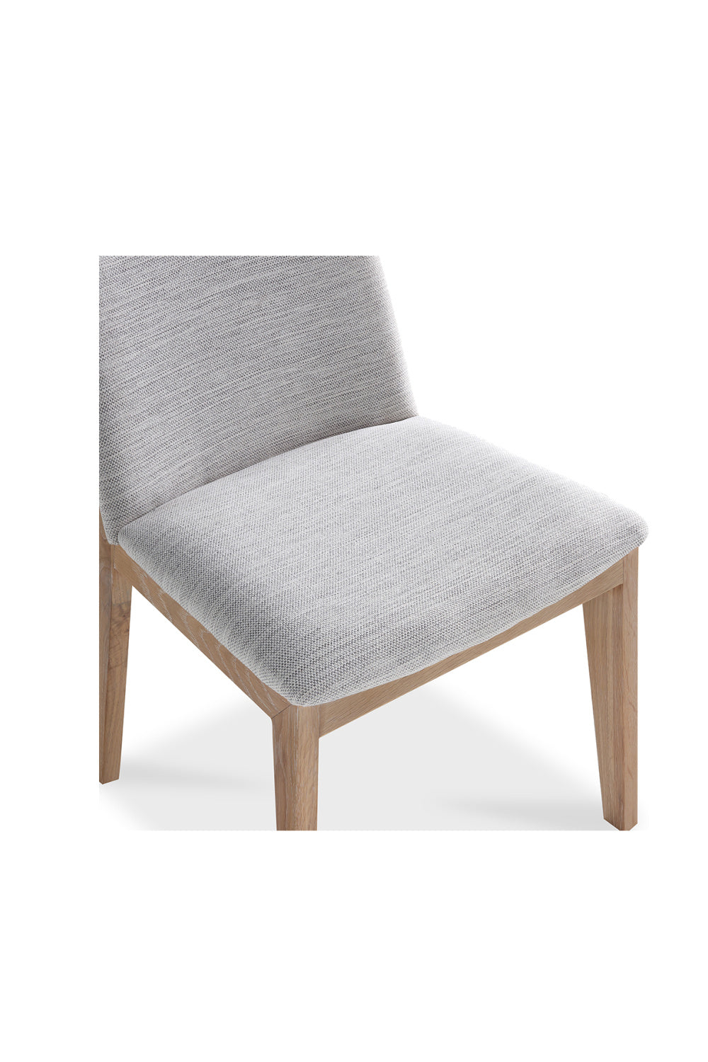 Modern European furniture - Oak Framed Padded Dining Chairs (2) - www.oroa.com