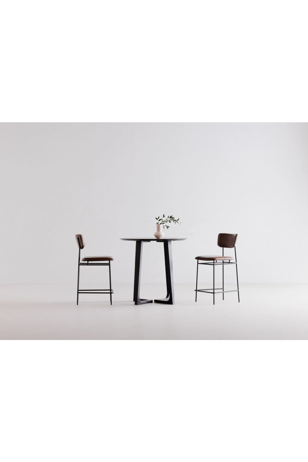 Modern European furniture - Black Solid Ash Counter Table - www.oroa.com