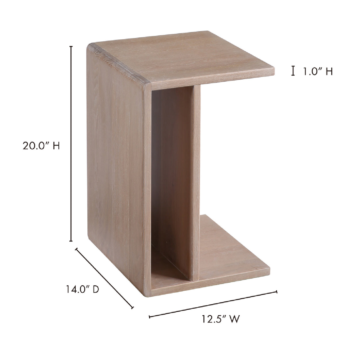 Modern European furniture - Japandi Wooden Accent Table - www.oroa.com | Oroa.com