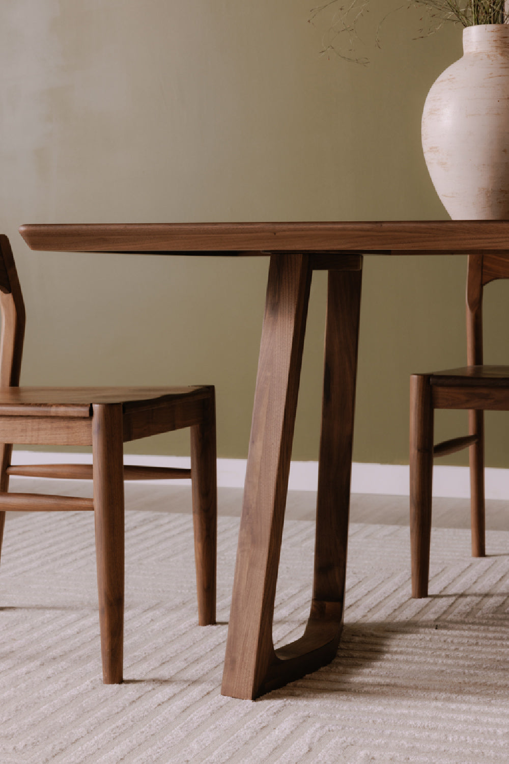 Modern European furniture - Rectangular Wooden Dining Table - www.oroa.com