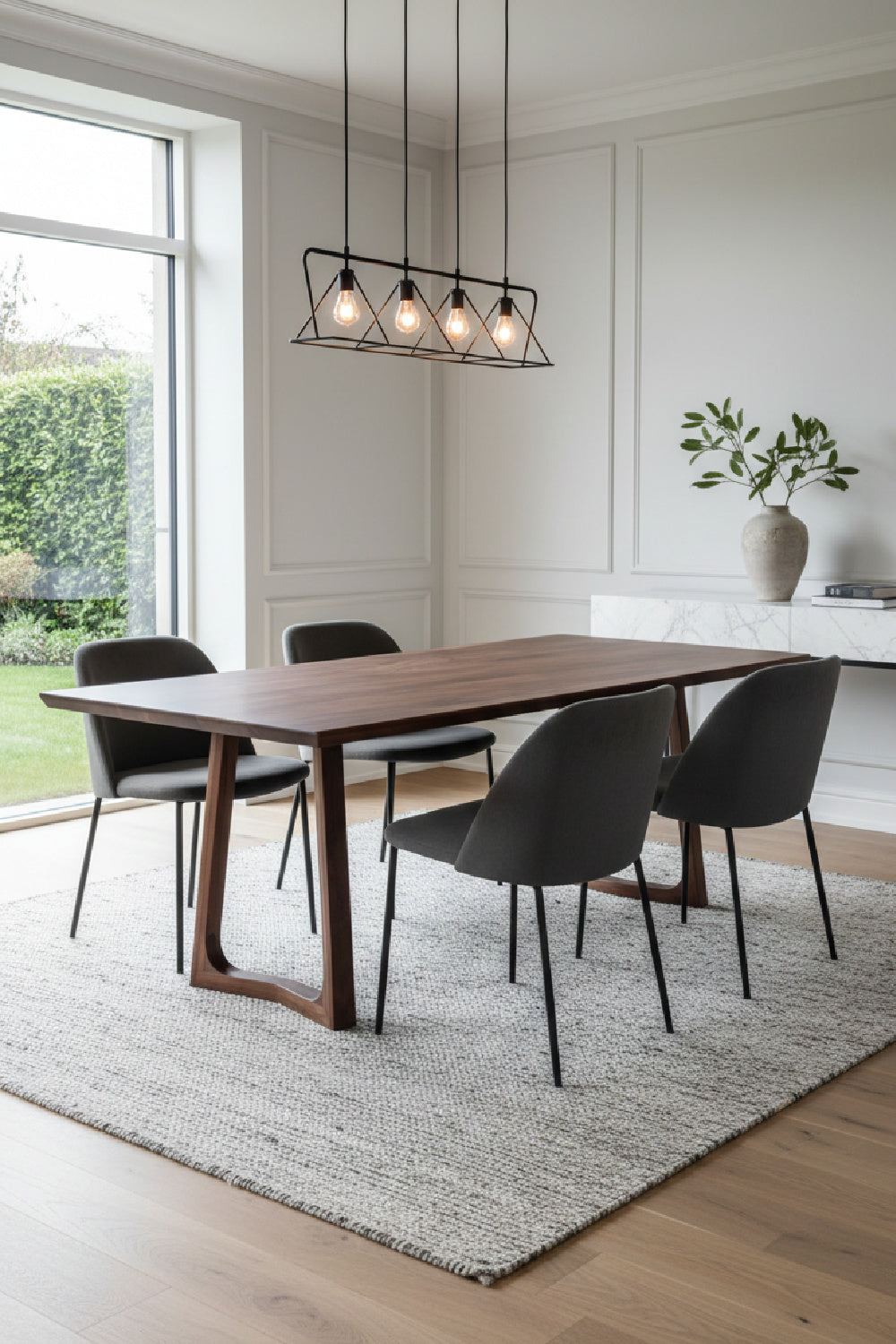 Modern European furniture - Rectangular Wooden Dining Table - www.oroa.com