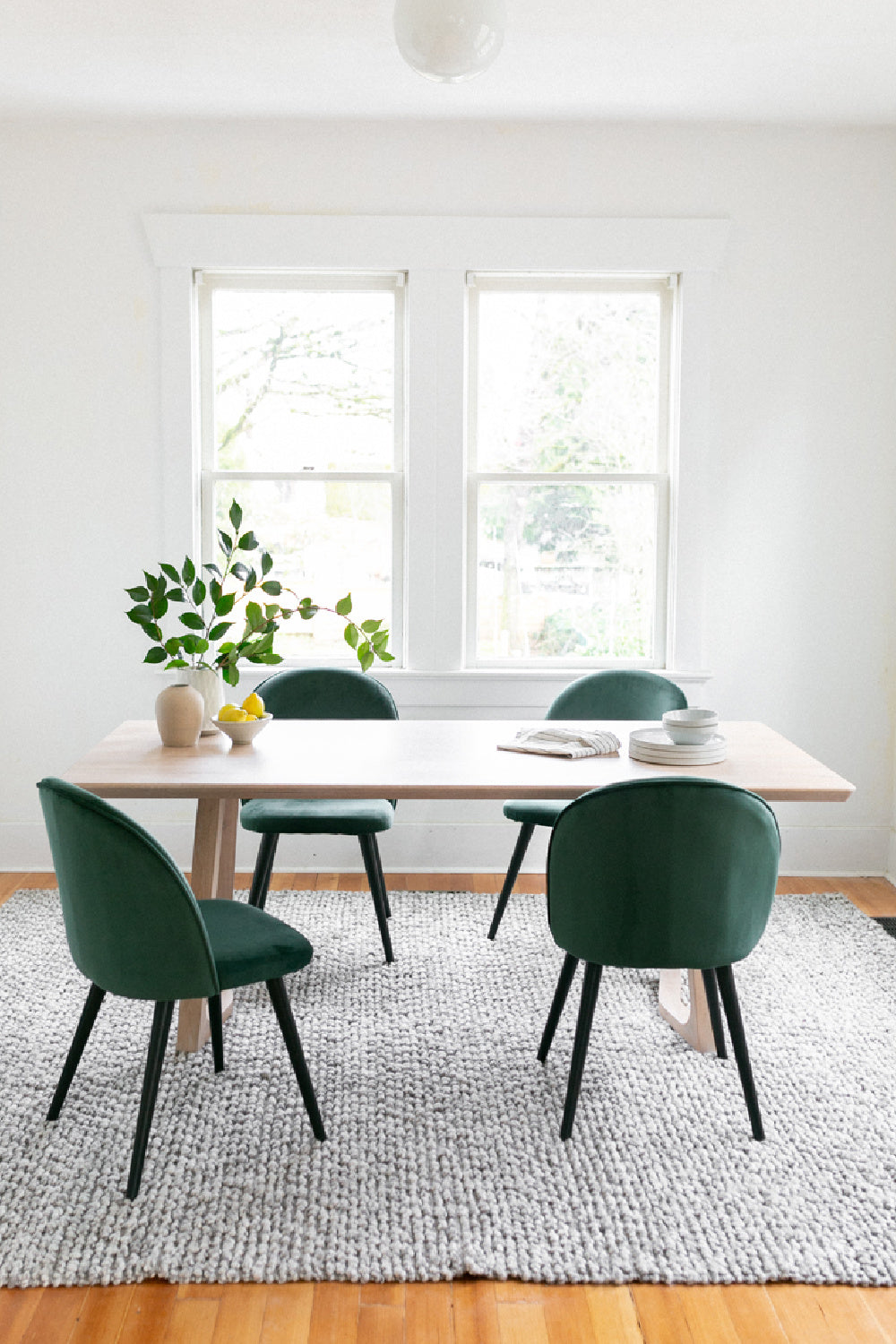 Modern European furniture - Rectangular Wooden Dining Table - www.oroa.com