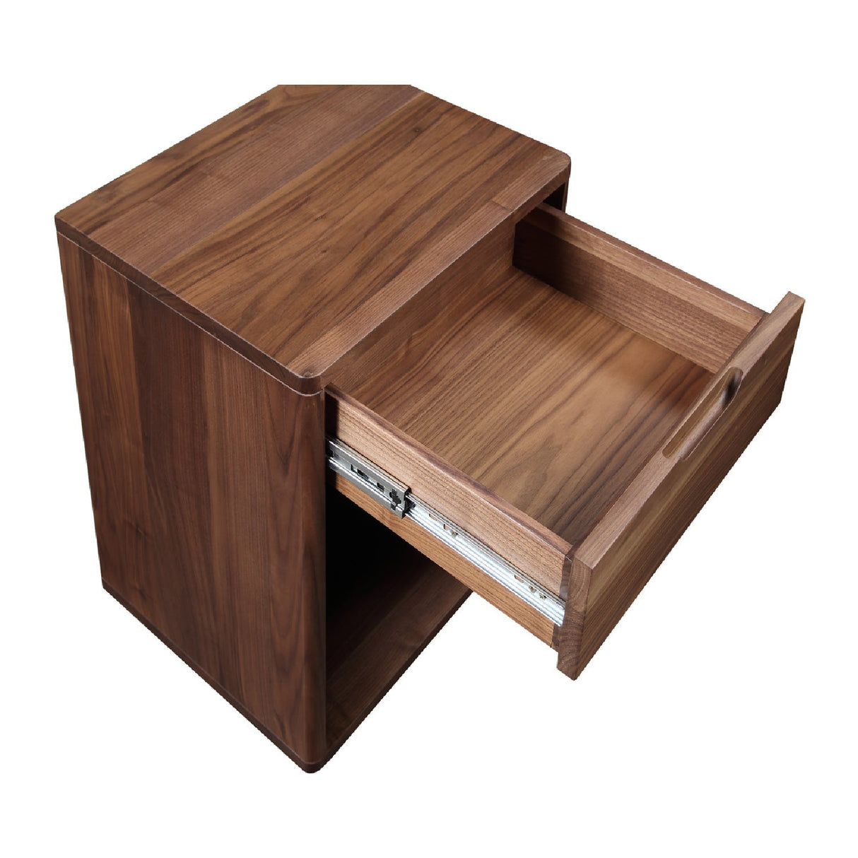 Modern European furniture - Solid Wood 1-Drawer Nightstand - www.oroa.com