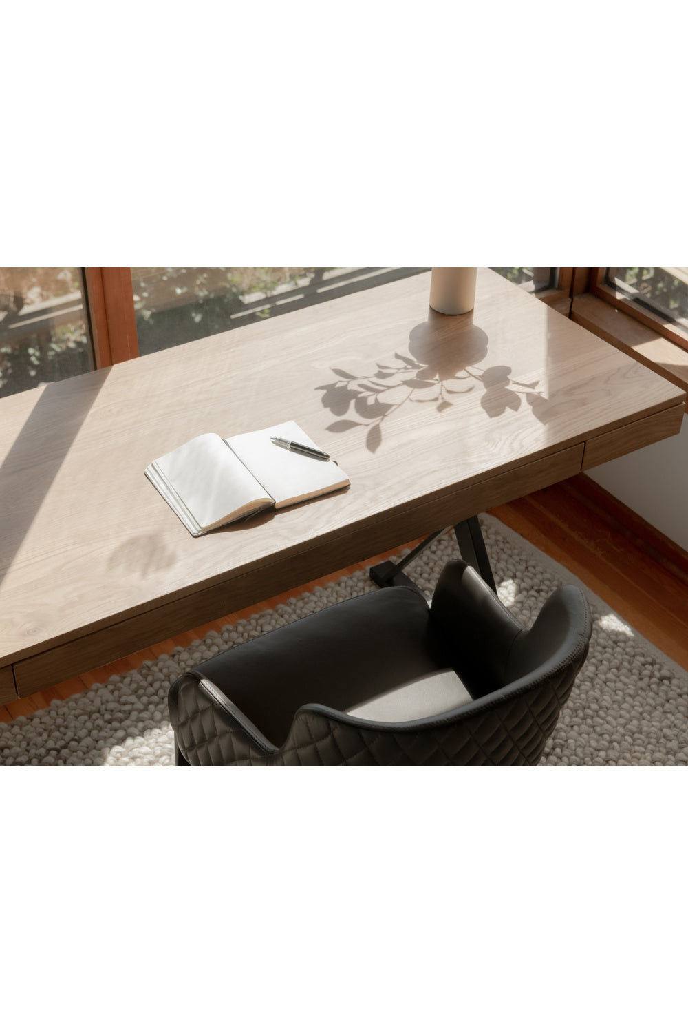 Modern European furniture - Trestle Framed Wooden Desk - www.oroa.com
