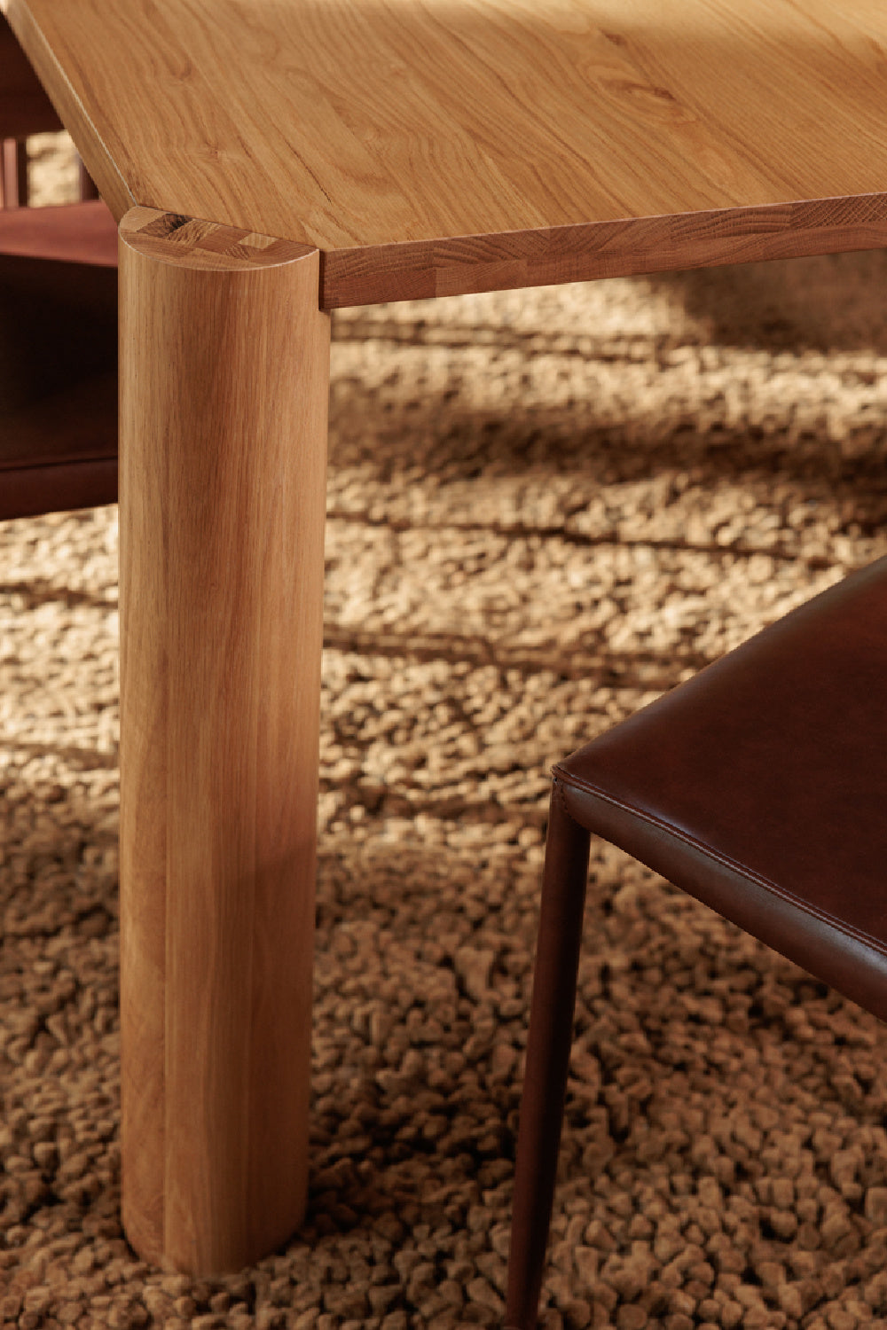Modern European furniture - Natural Oak Dining Table - www.oroa.com
