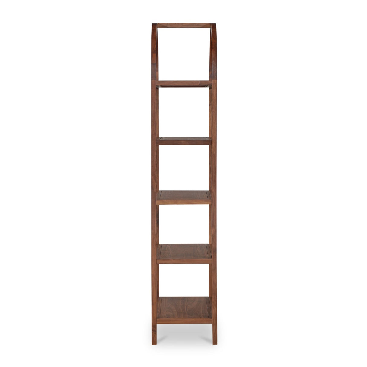 Modern European furniture - Solid Walnut Arched Bookcase - www.oroa.com