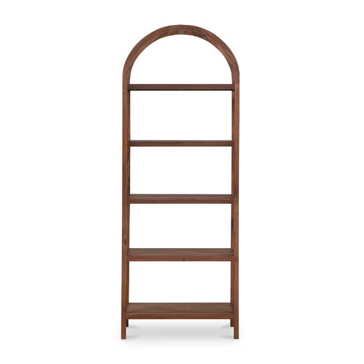 Modern European furniture - Solid Walnut Arched Bookcase - www.oroa.com | Oroa.com