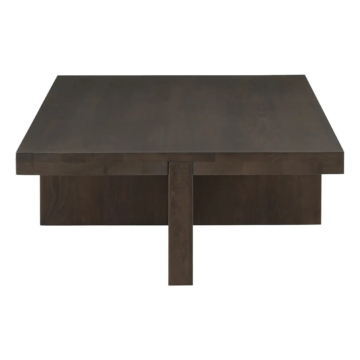 Modern European furniture - Oak Cross-Base Rectangular Coffee Table - www.oroa.com
