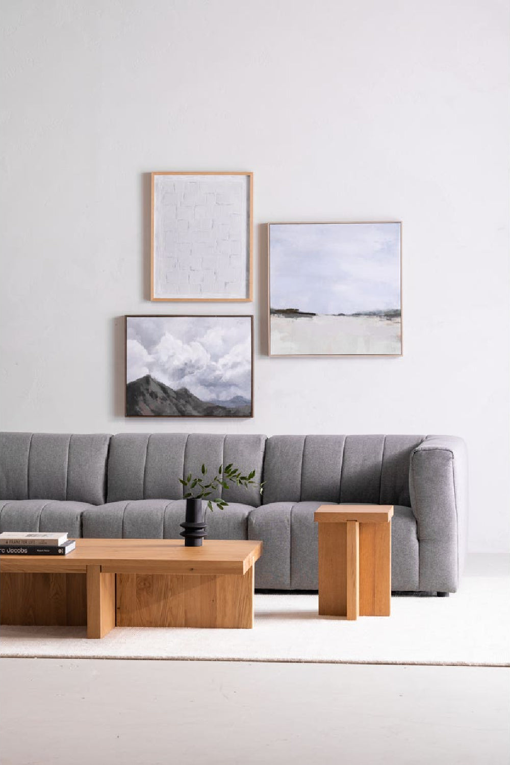 Natural Oak Square Coffee Table | Novi Living Folke | Oroa.com