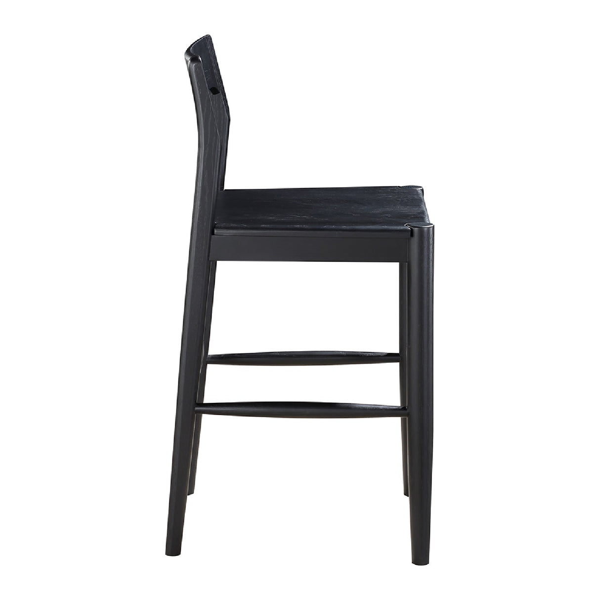 Modern European furniture - Solid Wood Open-Back Counter Stool - www.oroa.com