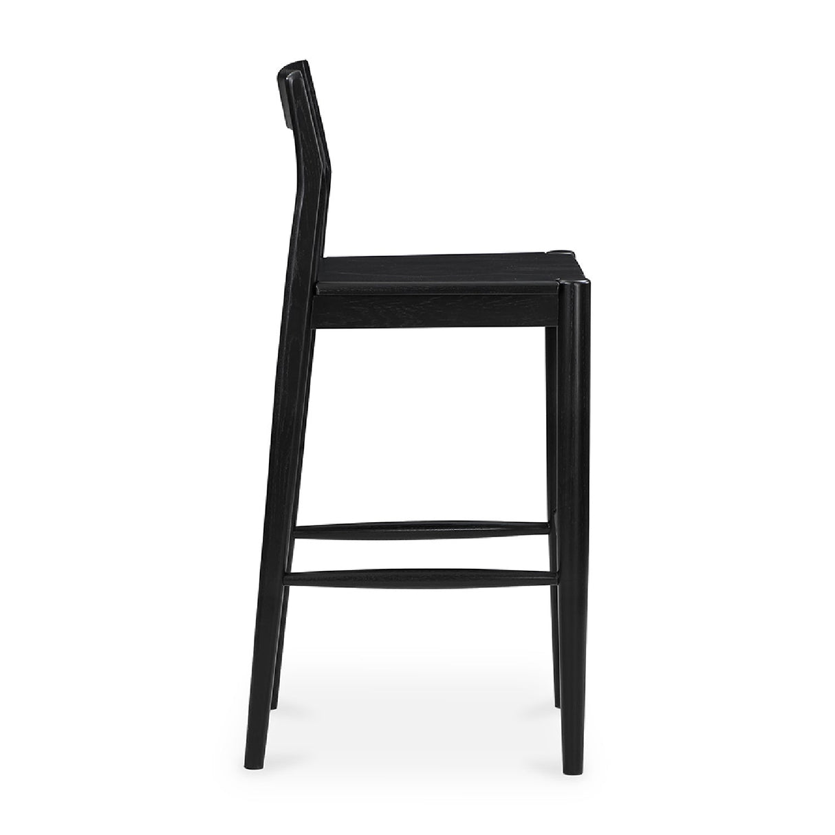 Modern European furniture - Solid Wood Open-Back Bar Stool - www.oroa.com