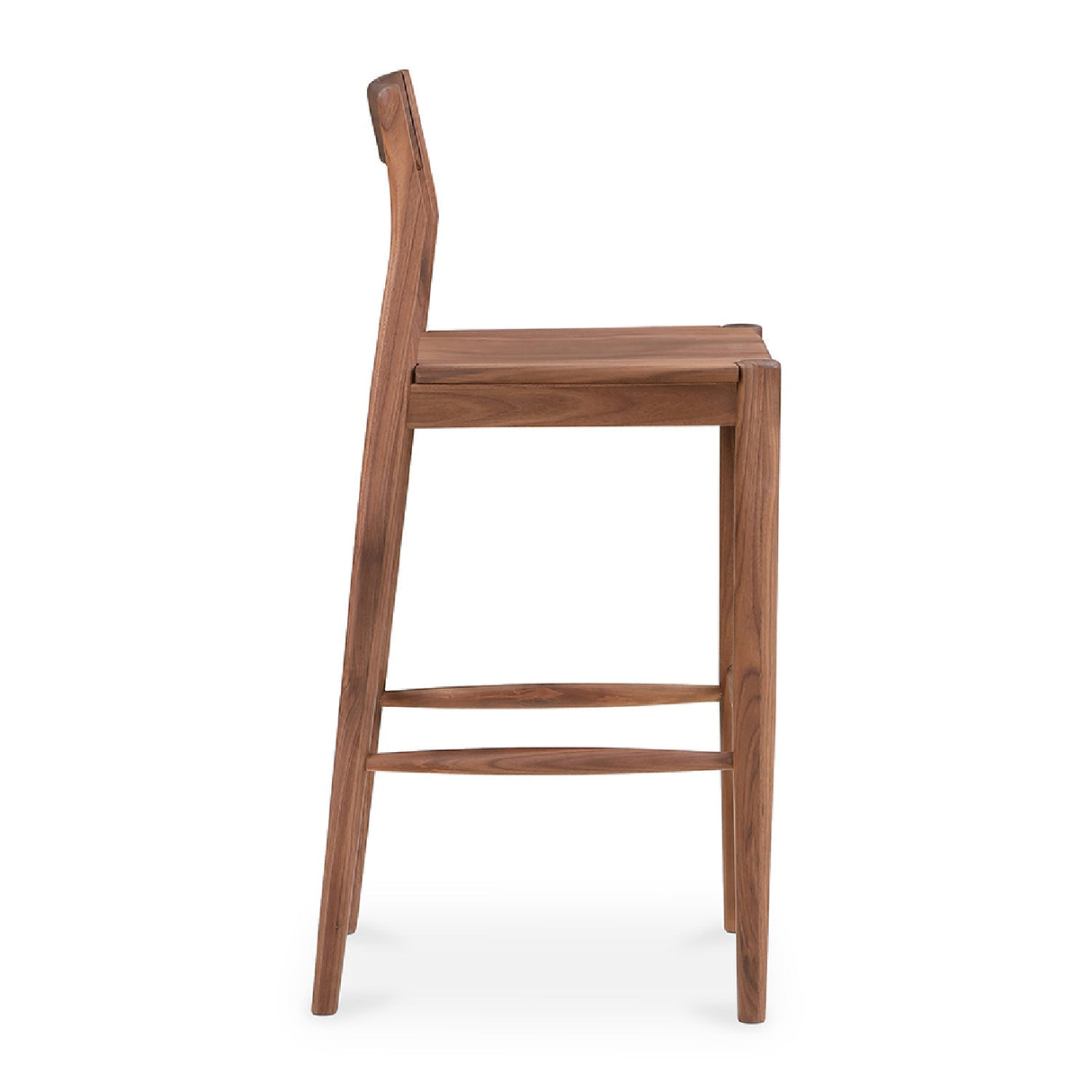 Modern European furniture - Solid Wood Open-Back Bar Stool - www.oroa.com