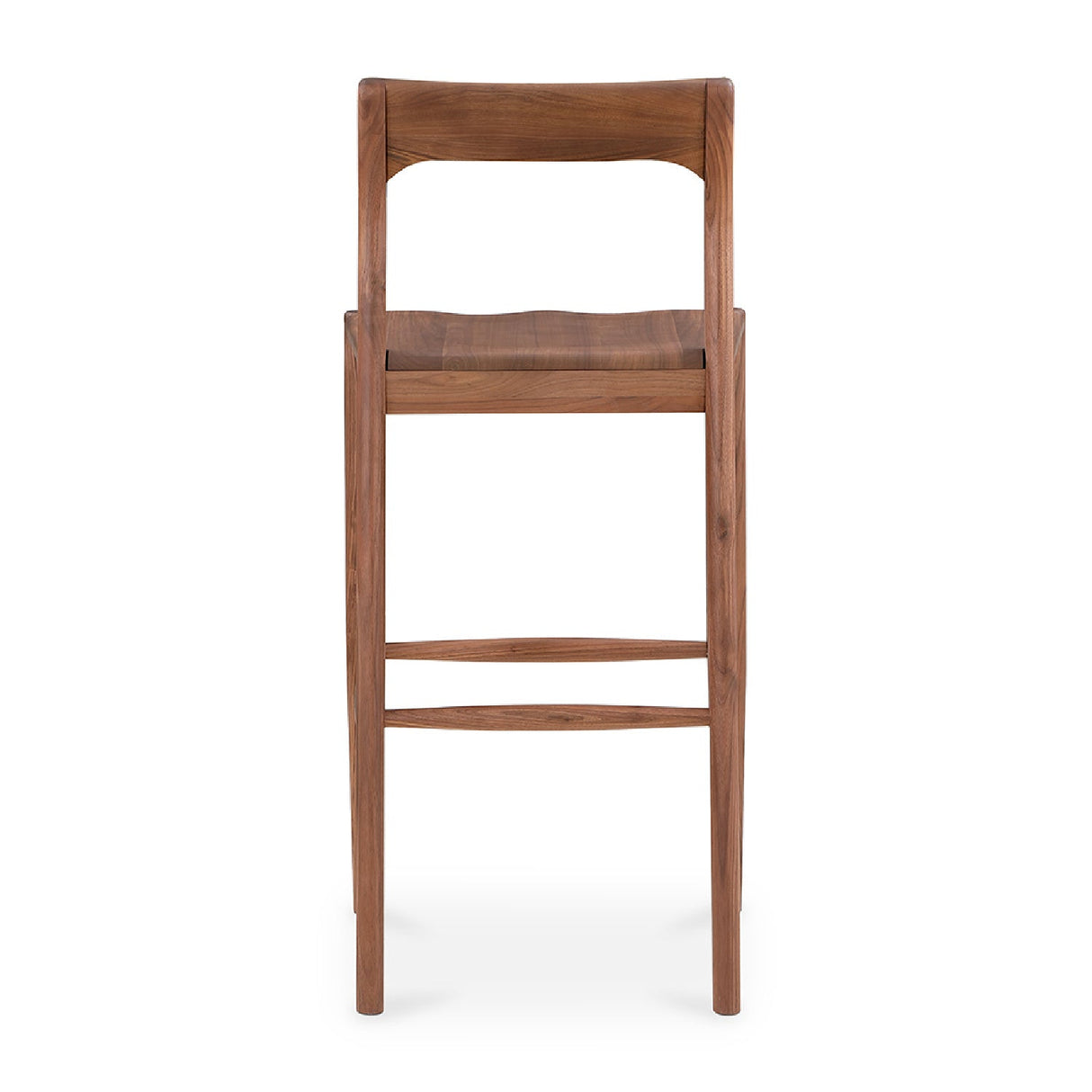 Modern European furniture - Solid Wood Open-Back Bar Stool - www.oroa.com