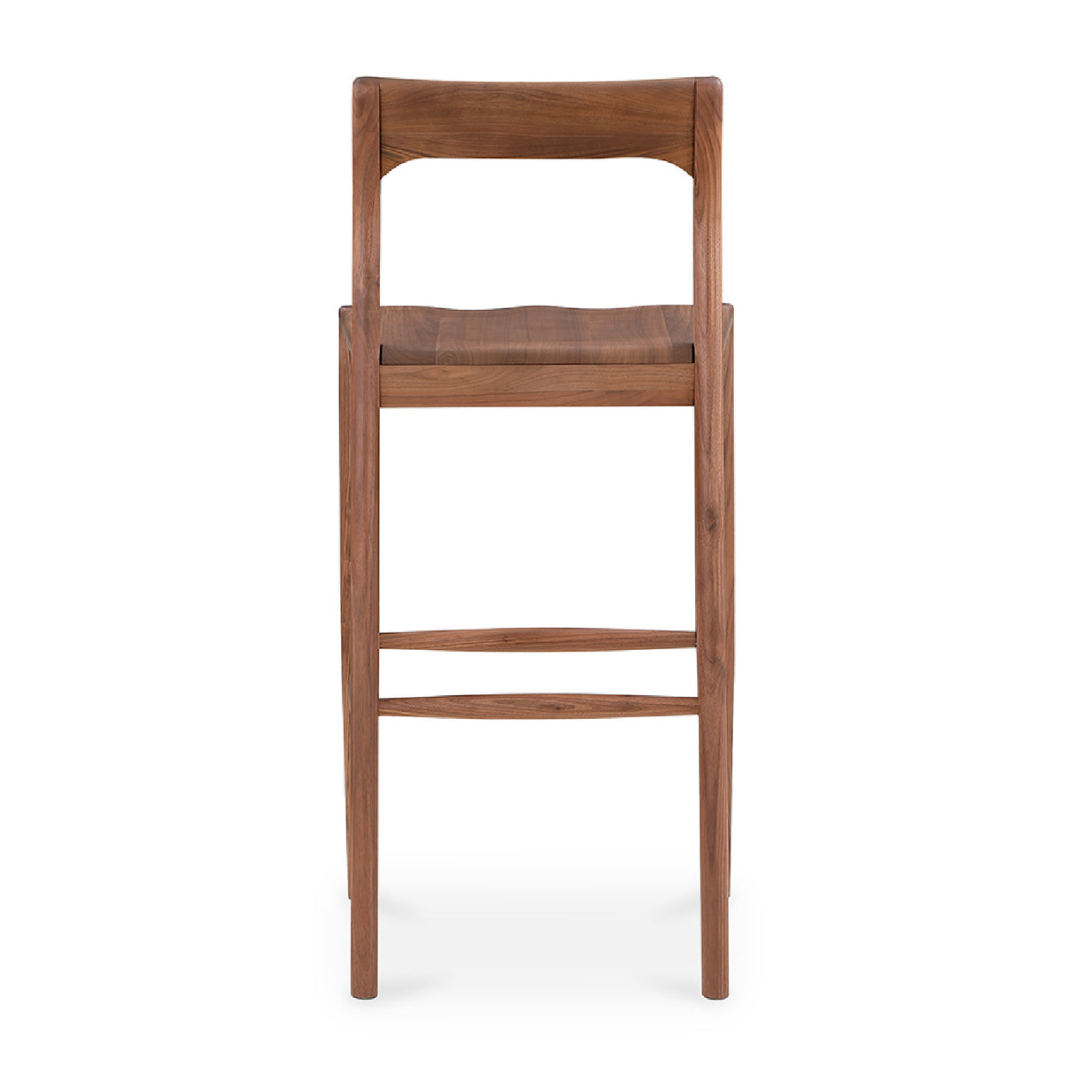 Modern European furniture - Solid Wood Open-Back Bar Stool - www.oroa.com | Oroa.com