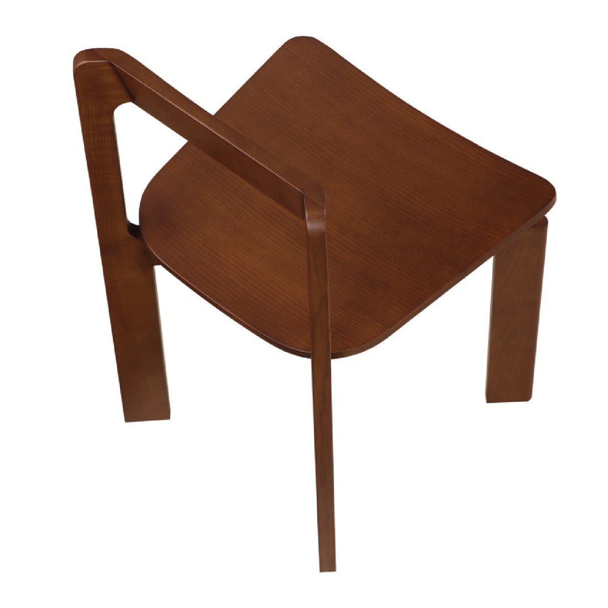 Modern European furniture - Brown Wooden Dining Chairs (2) - www.oroa.com