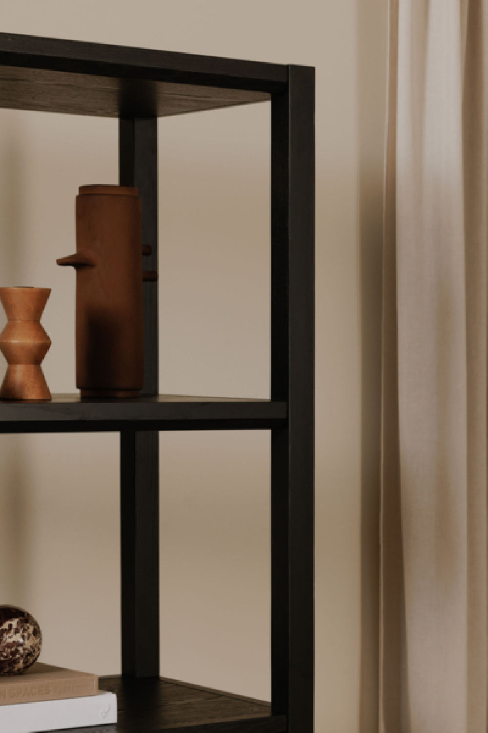 Modern European furniture - Oak Veneer Wood Bookcase - www.oroa.com