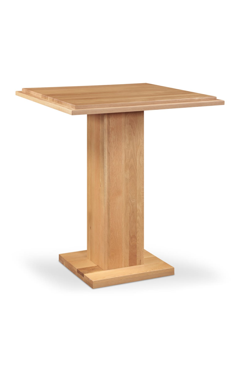 Modern European furniture - Natural Oak Square Bar Table - www.oroa.com