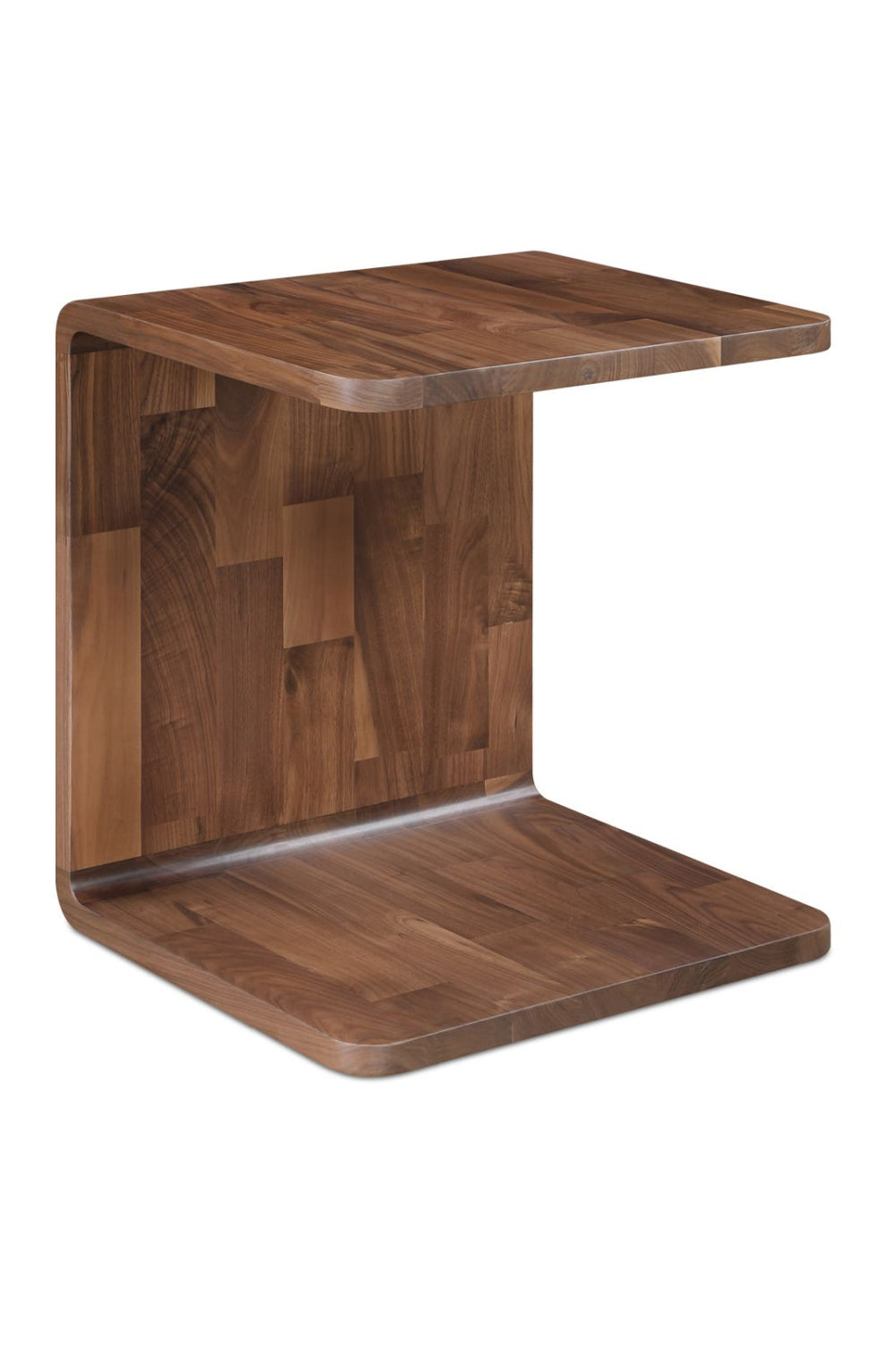 Modern or European furniture - C-Shape Solid Wood Side Table - www.oroa.com