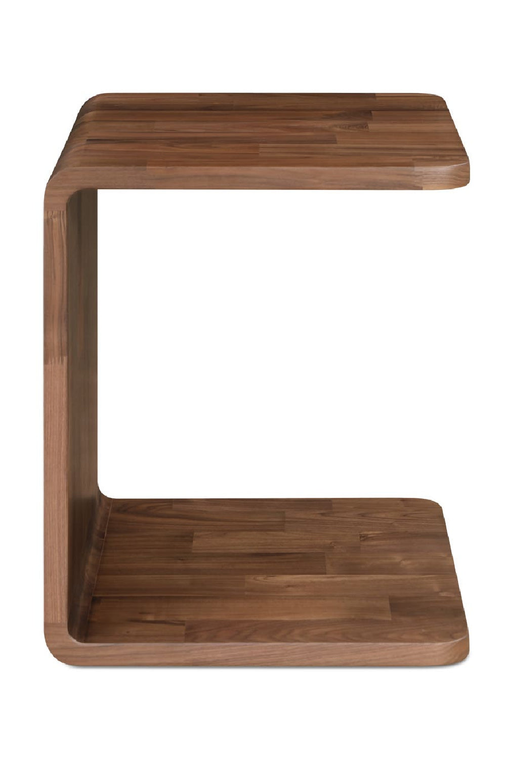 Modern or European furniture - C-Shape Solid Wood Side Table - www.oroa.com