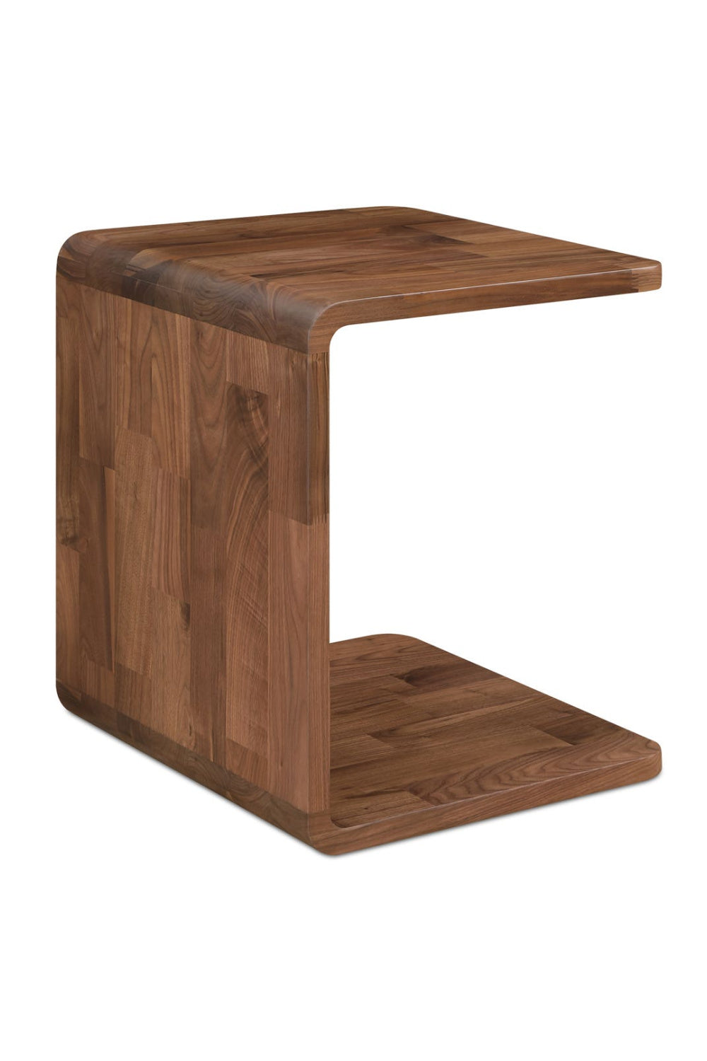 Modern or European furniture - C-Shape Solid Wood Side Table - www.oroa.com